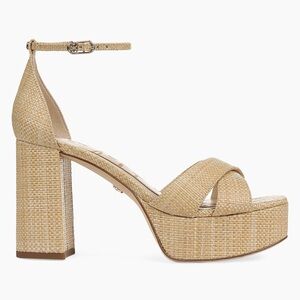Sam Edelman Tan Platform Heels